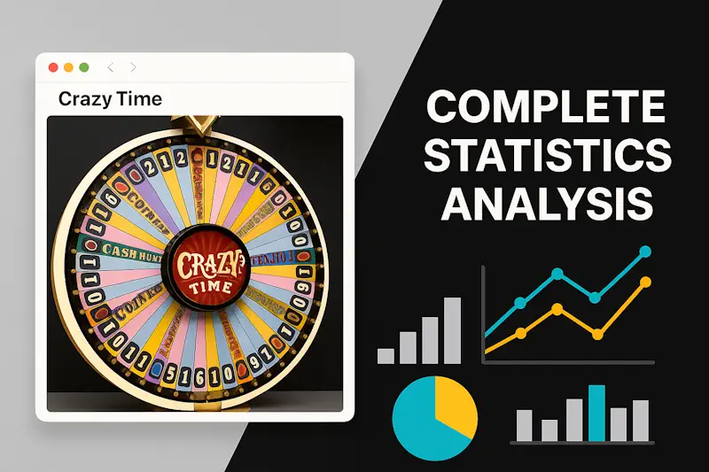 Complete Statistics Analysis with Crazy Time History
